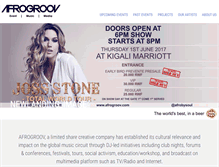 Tablet Screenshot of afrogroov.com